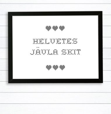 Helvetes jävla skit tavla